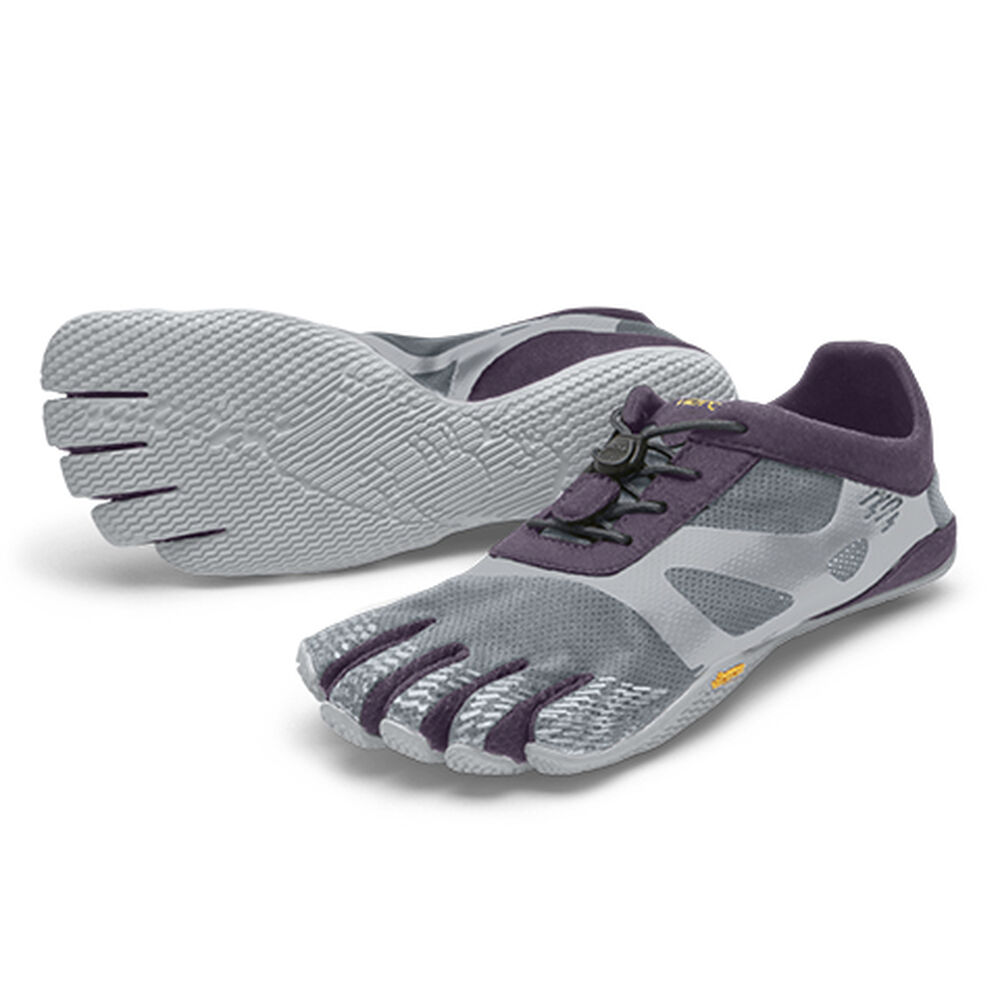 Vibram Fivefingers KSO EVO Bayan Spor Ayakkabı Gri/Mor,IJ7564321